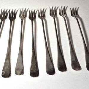 Silverplate Cocktail Forks (8)